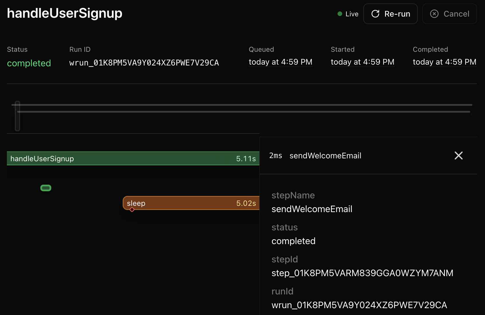 Workflow SDK Web UI