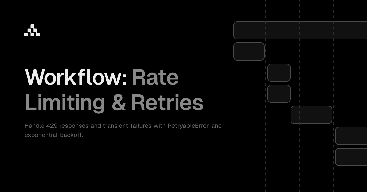 Rate Limiting & Retries